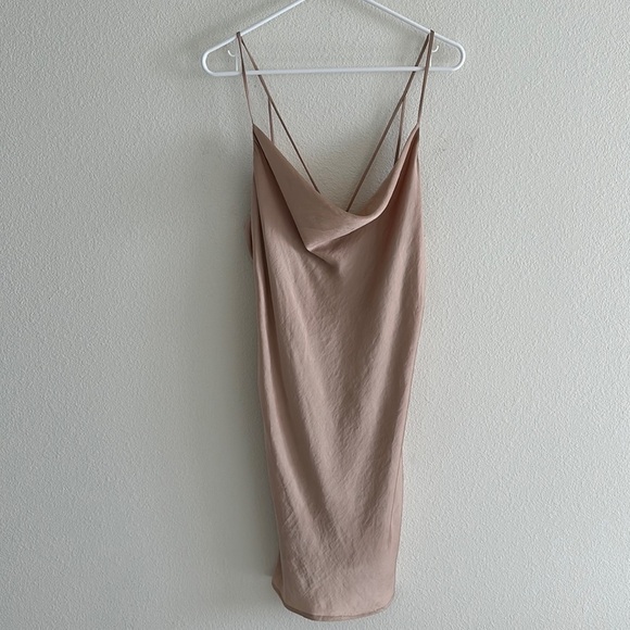 Bardot Cowl Neck Slip Dress - Picture 1 of 11